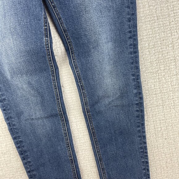 Womens Jeans N89 Obey Propaganda Stretch Blue Sz 28 Tight Straight Leg - Picture 4 of 16